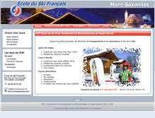 Tablet Screenshot of esf-montsaxonnex.net